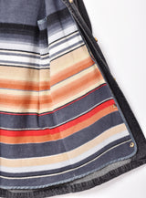 ブラックデニム ダッフルコート