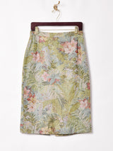 花柄 タペトリ— タイトスカート