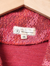 チェック柄 ダブルジャケット