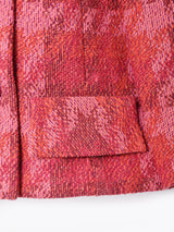 チェック柄 ダブルジャケット