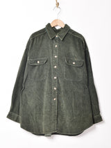 長袖 コーデュロイシャツ