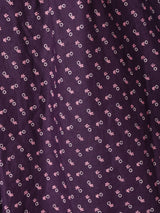 ベルト付き 総柄 フレアスカート