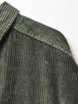 長袖 コーデュロイシャツ