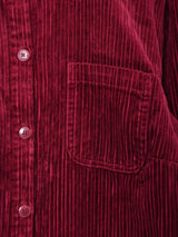 長袖 コーデュロイシャツ