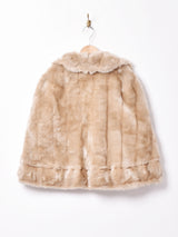 フェイクファーケープ