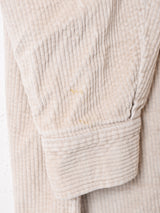 ジップアップ コーデュロイシャツ