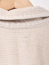 ジップアップ コーデュロイシャツ