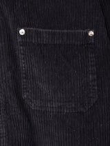 ジップアップ 長袖 コーデュロイシャツ