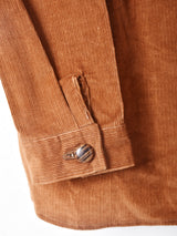 プルオーバー 長袖 コーデュロイシャツ