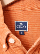 長袖 コーデュロイシャツ