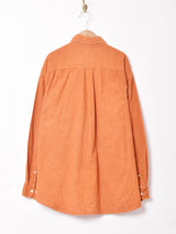 長袖 コーデュロイシャツ