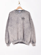 アメリカ製 ムラ染め プリントスウェット