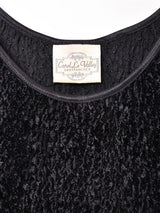 アメリカ製 長袖 シャーリング ベロアワンピース