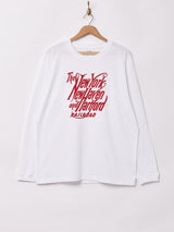 ニューヨークプリント 長袖Tシャツ
