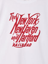 ニューヨークプリント 長袖Tシャツ