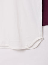 七分袖 ローラースケートプリント ベースボールTシャツ