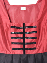 スリーブレス マキシ丈ワンピース