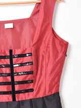 スリーブレス マキシ丈ワンピース