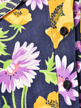 70's  花柄 マキシ丈ワンピース