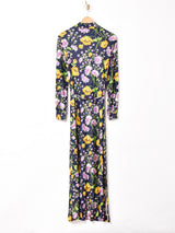 70's  花柄 マキシ丈ワンピース