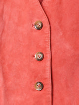 カラー スエードベスト