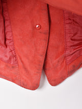 カラー スエードベスト