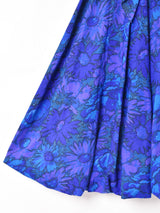 60's  花柄 長袖ワンピース