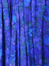 60's  花柄 長袖ワンピース