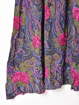 アメリカ製 花柄 長袖ワンピース