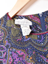 アメリカ製 花柄 長袖ワンピース