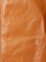 花柄 バックレザーベスト