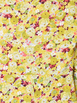 70's   花柄 長袖ワンピース