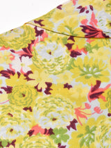 70's   花柄 長袖ワンピース