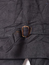 総柄 ウッドボタン ベスト