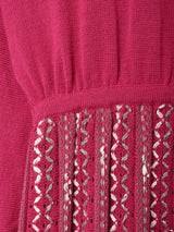 イタリア製 タートルネック ニット 長袖ワンピース