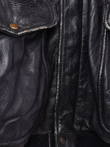 ボアライナー付き レザージャケット