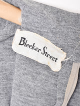 切り替えデザイン ハイネック 長袖ワンピース