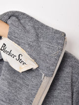 切り替えデザイン ハイネック 長袖ワンピース