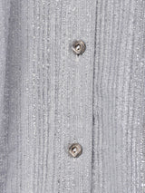 シルバーラメ 長袖シャツ