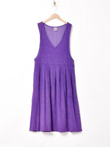 アメリカ製 サイドボタン コーデュロイ スリーブレスワンピース