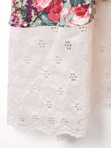 花柄 レースワンピース