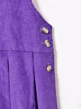 アメリカ製 サイドボタン コーデュロイ スリーブレスワンピース