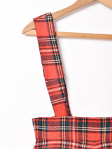 チェック柄 ジャンパースカート