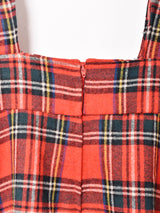 チェック柄 ジャンパースカート