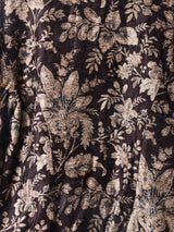 花柄 ジップアップジャケット