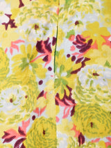 70's   花柄 長袖ワンピース