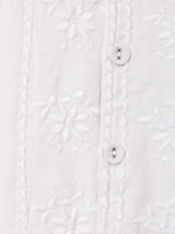 【2色展開】Emerald Motel 刺繍 プルオーバー 長袖ブラウス