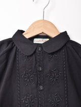 【2色展開】Emerald Motel 刺繍 プルオーバー 長袖ブラウス