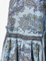 【3色展開】Emerald Motel 総柄 フリルヘム ロングスカート