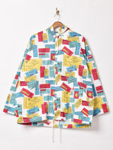 Backers 総柄 コットンパーカー